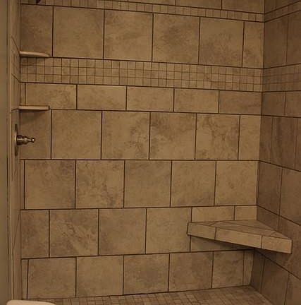 Custom shower in master bat 