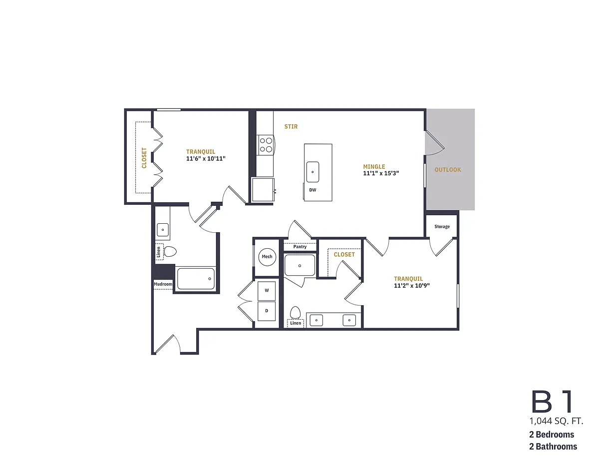Floor plan B1