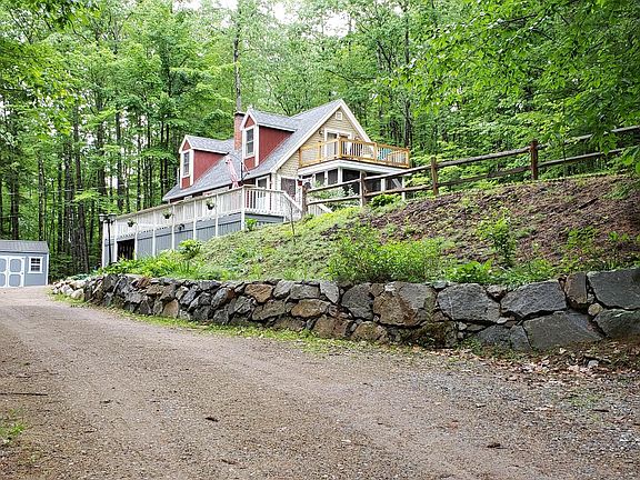 Set back from the road