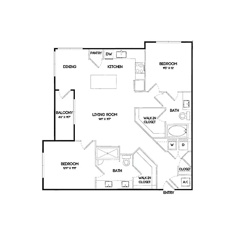 Floor plan B1A