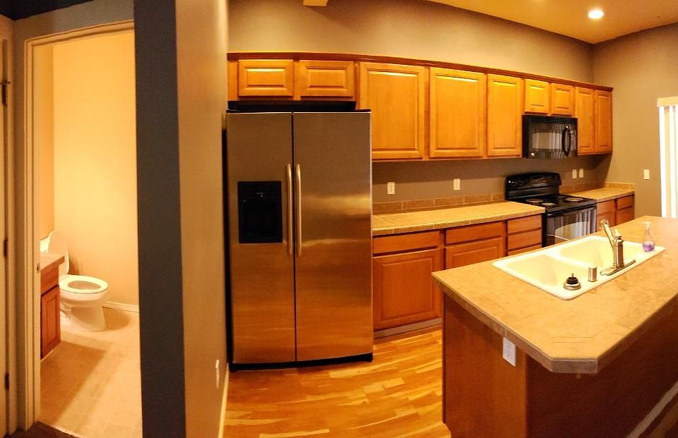 2nd Floor Kitchen with 1/2 Bath, dining rm, balcony