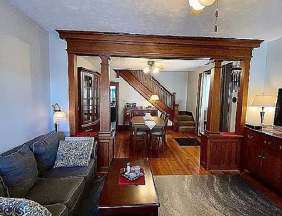 Living Room and Dining Room