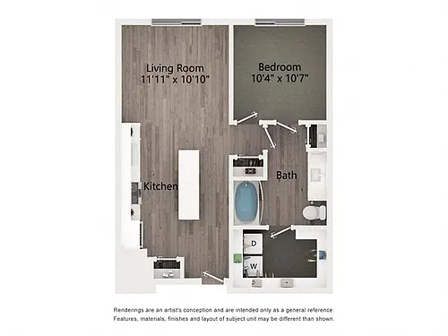 Floor plan 1A.A2