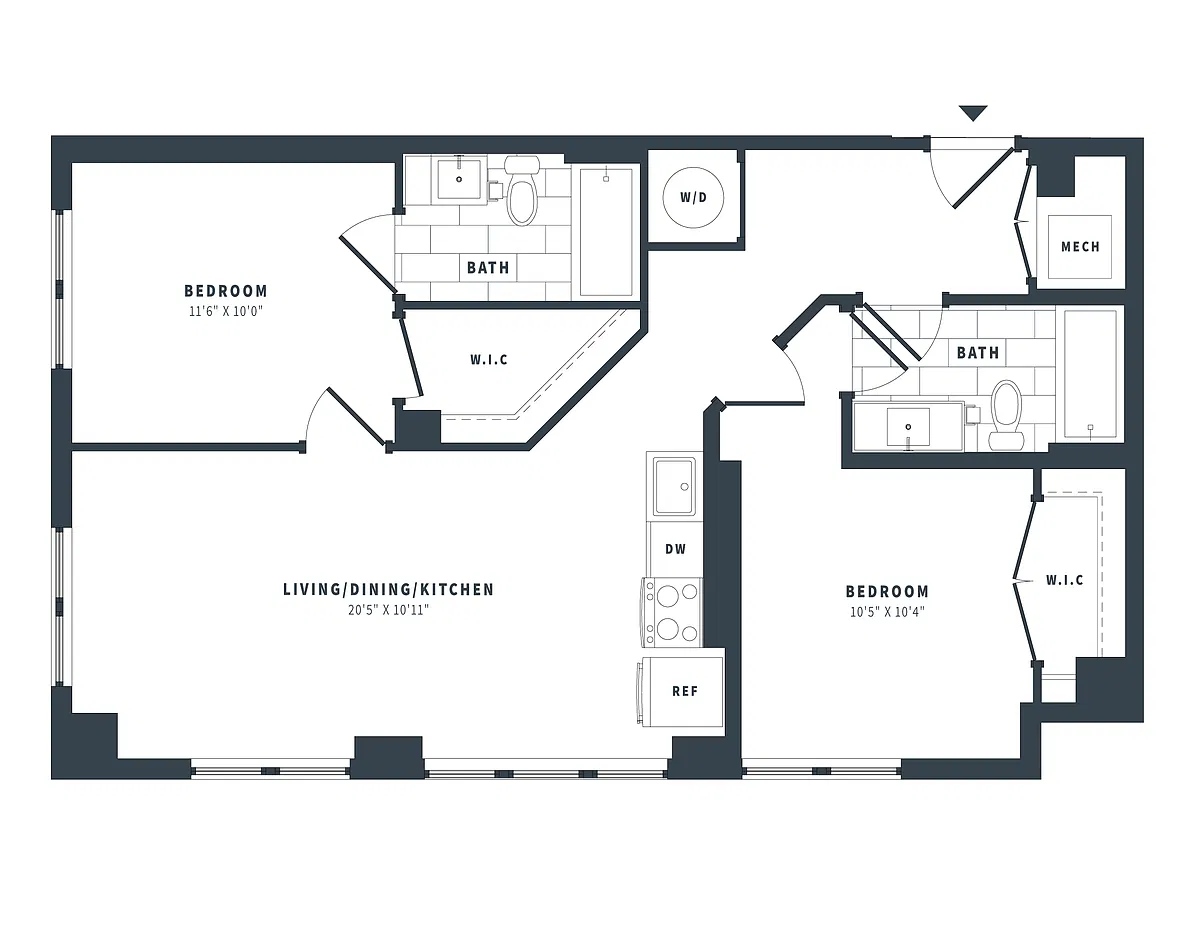 Floor plan 2P