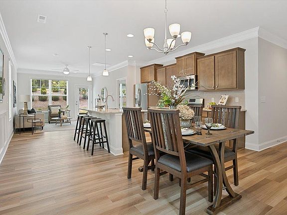 Open concept with family gathering space