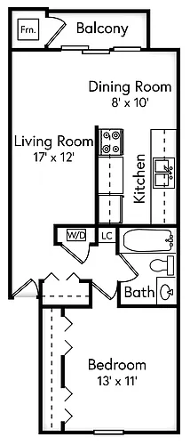 Floor plan Prizm