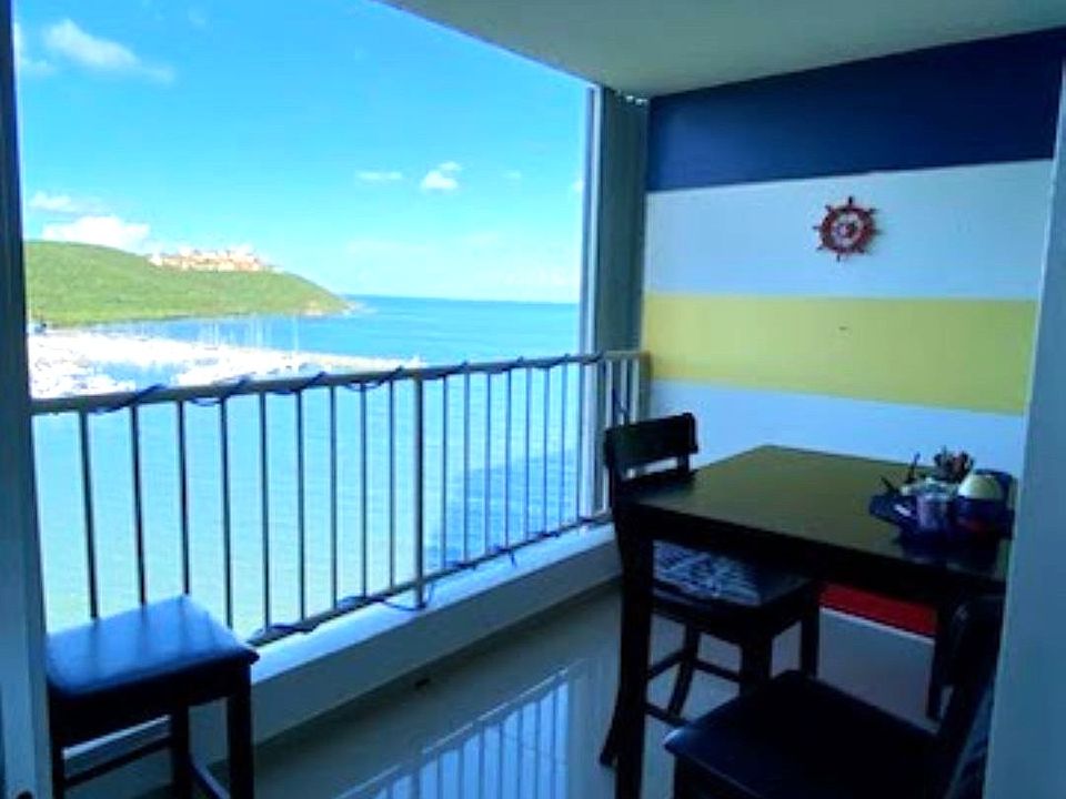 The balcony and view of Atlantic ocean