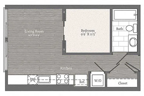 Floor plan Edmunds A STUDIO 1 BA