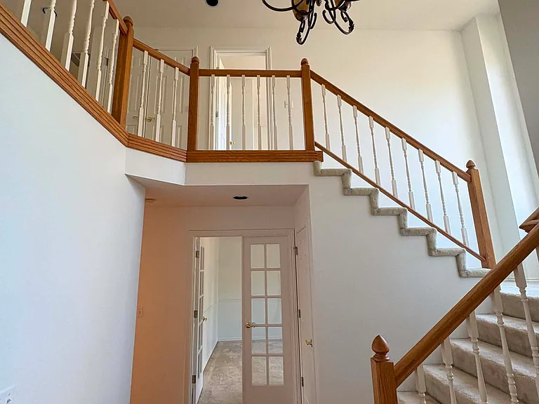 staircase in foyer