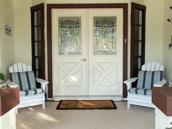 Front Porch with Beveled Glass Doors