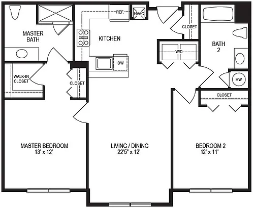 Floor plan 2C