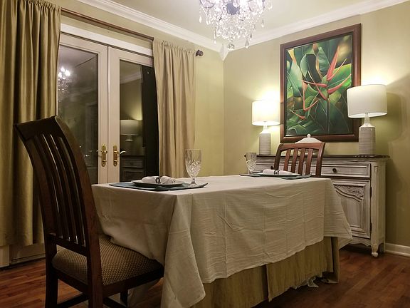 Dining with French Doors