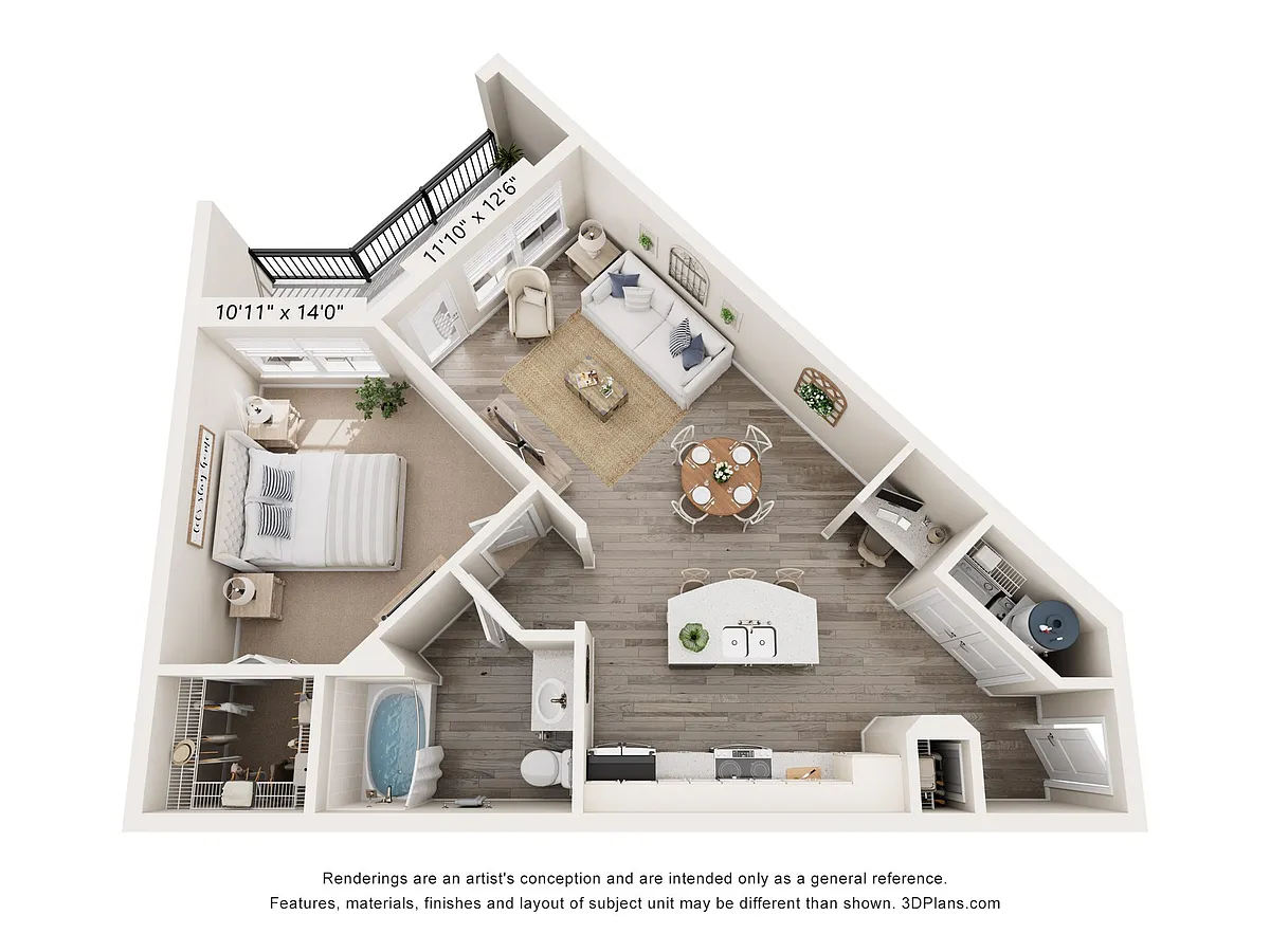 Floor plan A1B