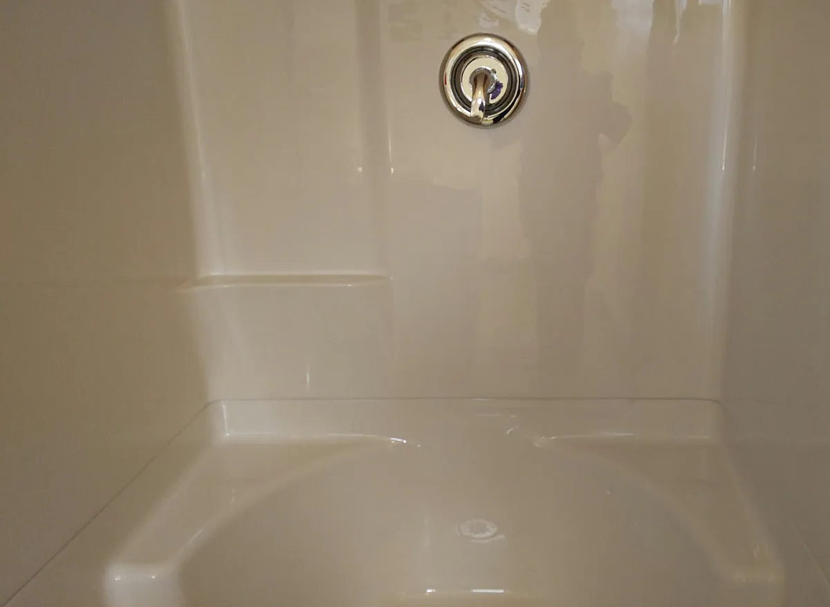HUGE new shower has nice built in seats - 148 W Main St #6