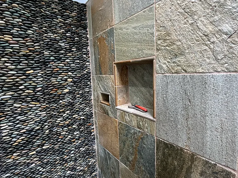 Master shower