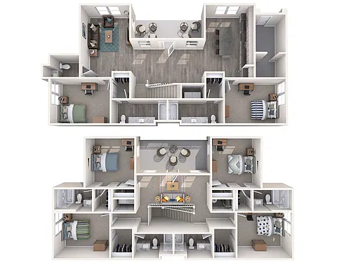 Floor plan 6X65