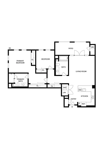 Floor plan B3