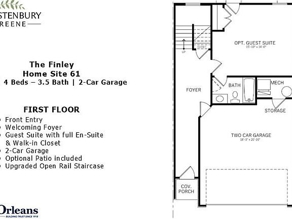 Finley Front Entry Floorplan 2