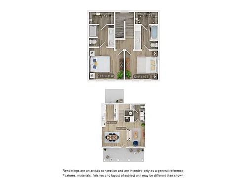 Floor plan Cottage B3