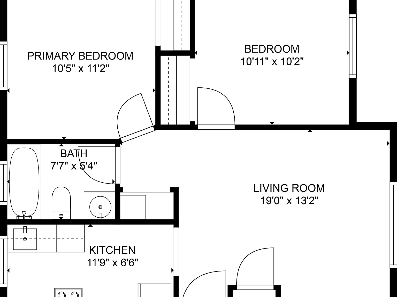 2 bed, 600 sqft, $875 — Photo 2