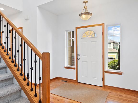 Bright and spacious entryway.