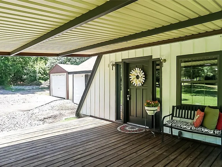 Huge covered front porch