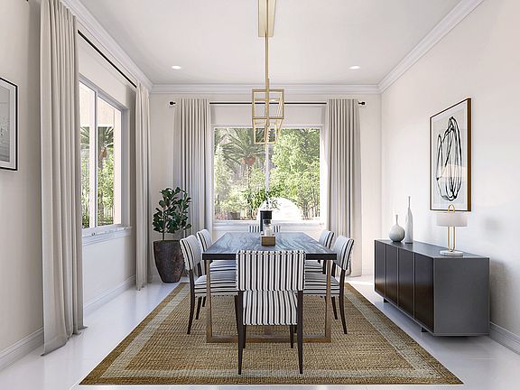 Dining area near kitchen