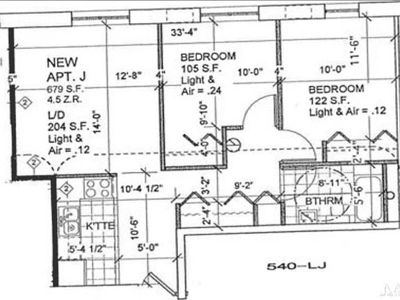 2nd image of 540 W 52nd St #J