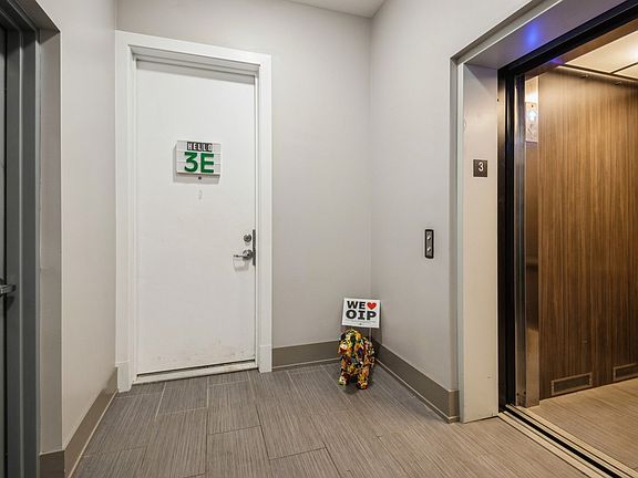 Boutique elevator building each floor has two unit