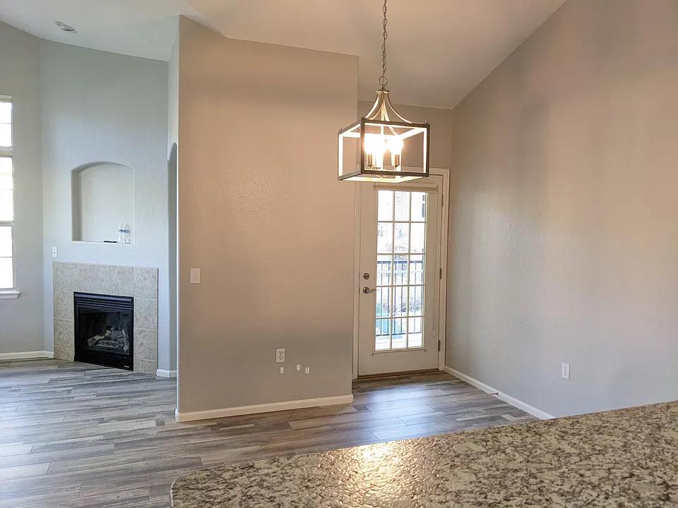 Dining area with balcony access