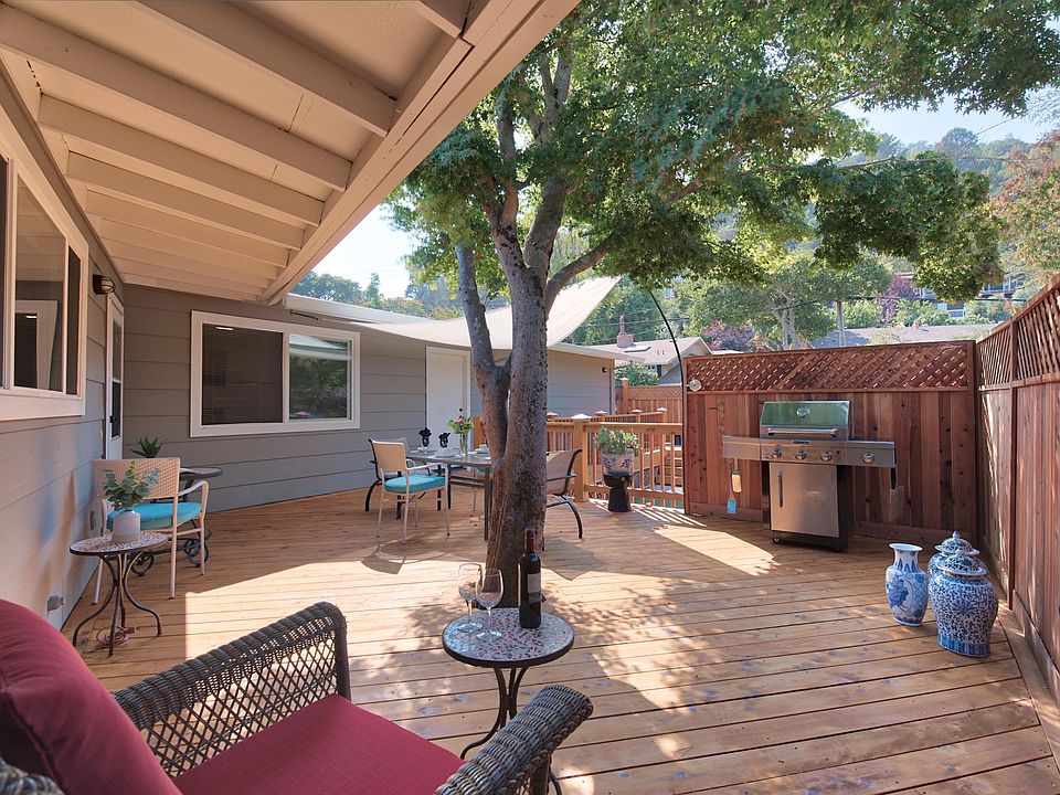 New Cedar Deck. (Newly enlarged to add access to Optional 4th BR)