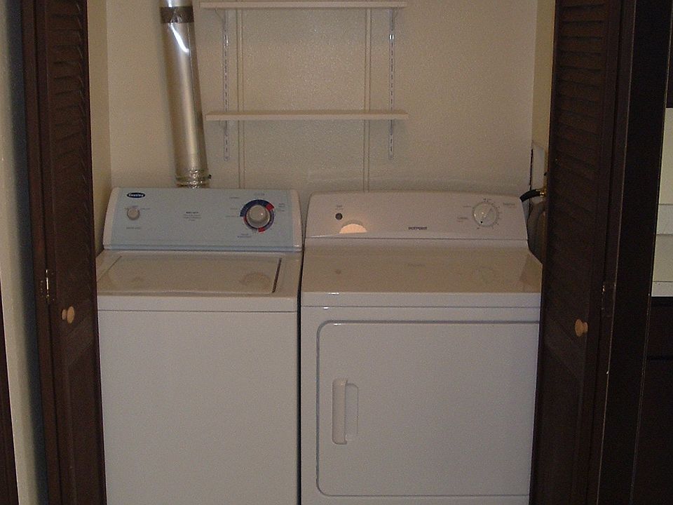 In unit washer and dryer