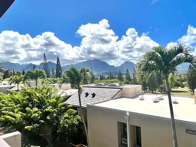 View from upstairs Master balcony
