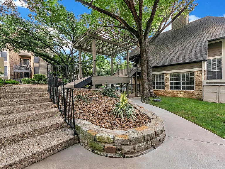 Tree-lined pathways and relaxing outdoor spaces