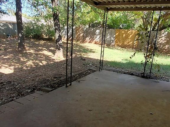 Patio out the back door.