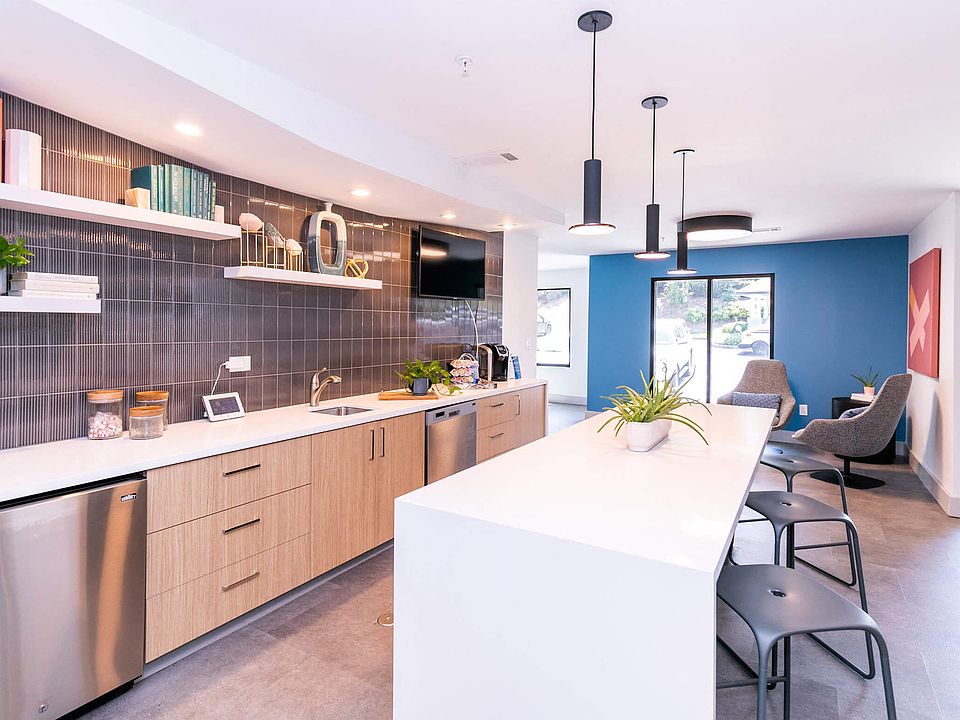 Resident Lounge with Coffee Station.