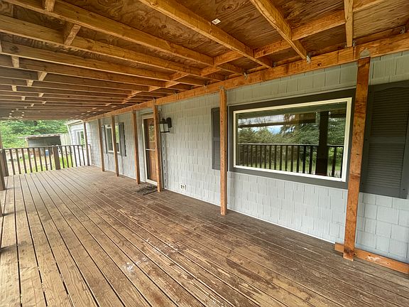 Large covered deck
