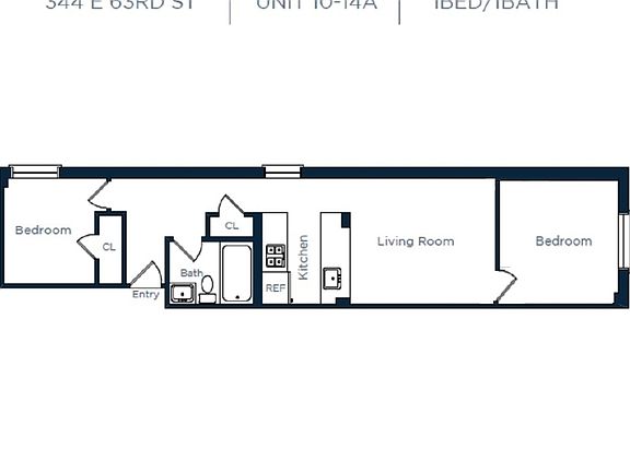 3rd image of 344 E 63rd St #A12