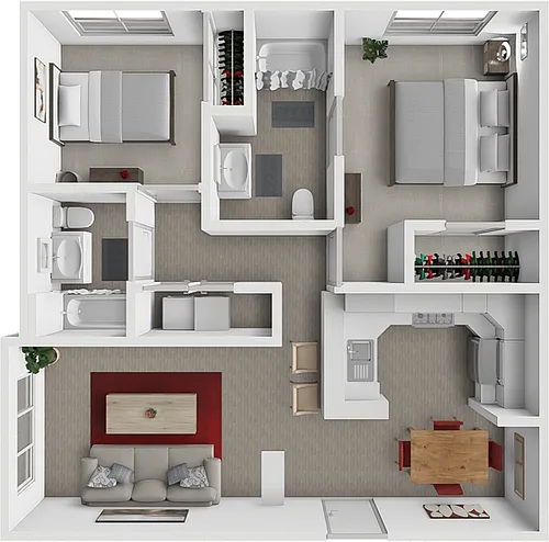 Floor plan The Parisian