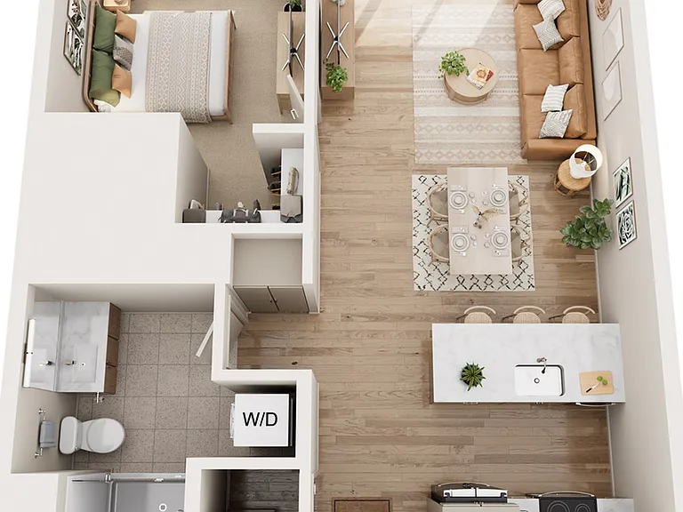 1 Bed 1 Bath in Glendale | 751 sq ft 1 Bed 1 Bath in Glendale | 751 sq ft