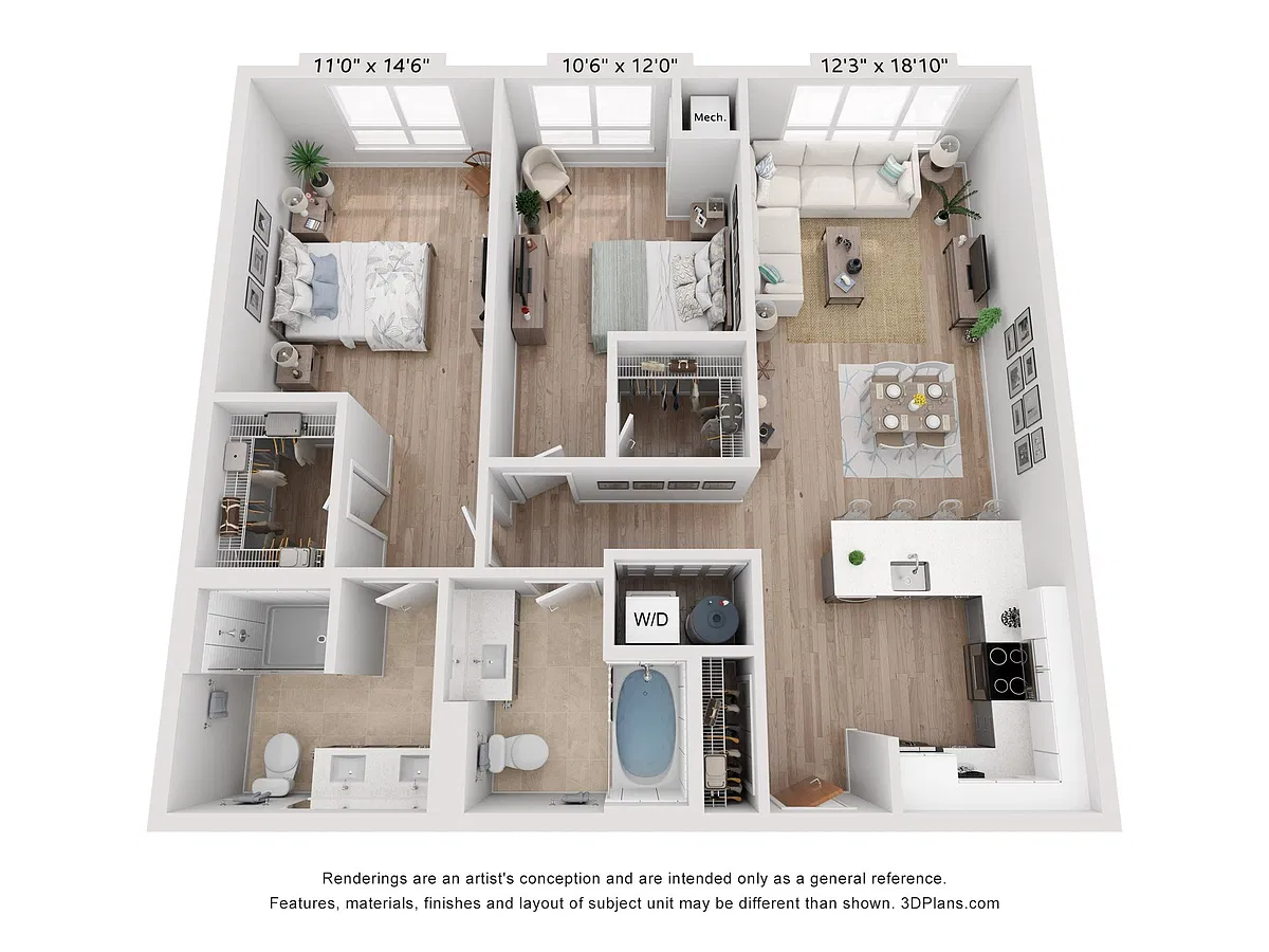 Floor plan B1
