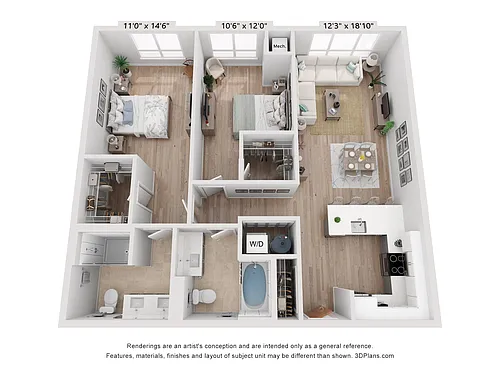 Floor plan B1
