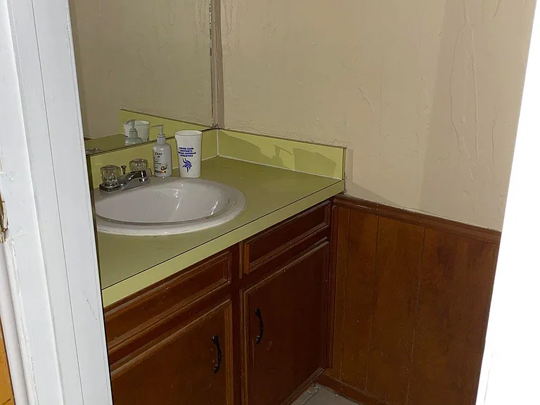 half bathroom downstairs