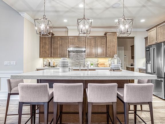Kitchen island with ample seating