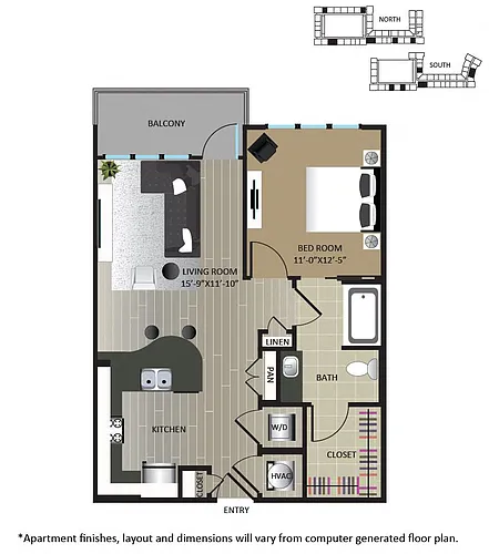 Floor plan A2R