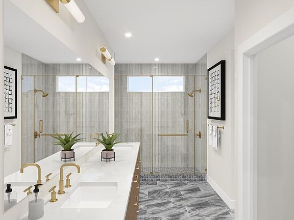 Luxe primary bathrooms