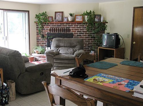 Family/Dining with Fireplace