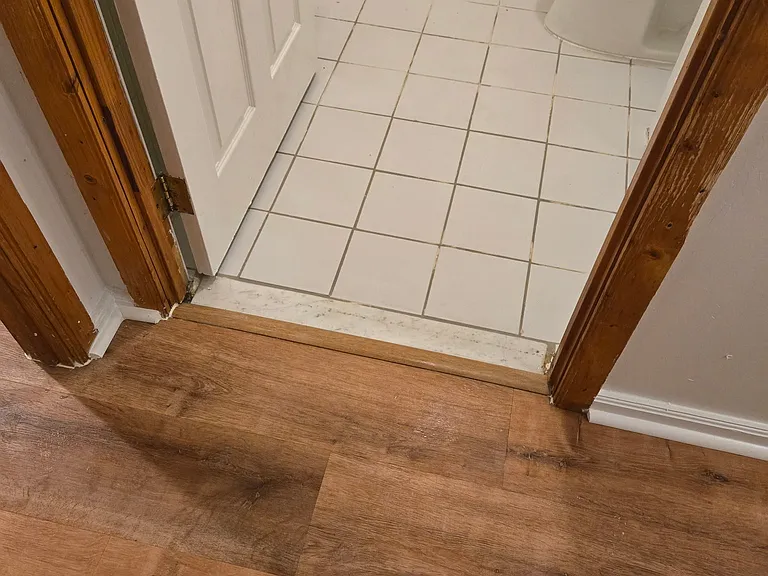 Bathroom from hallway