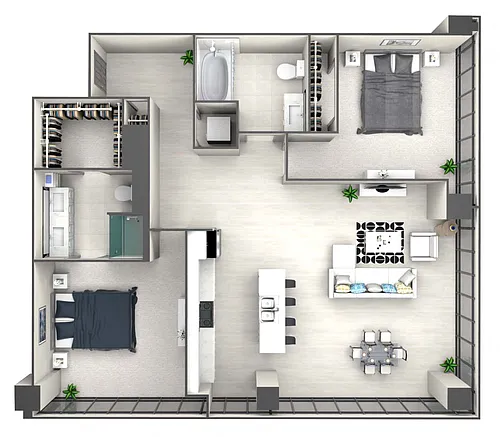 Floor plan B1