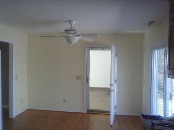 Dining area opens onto deck